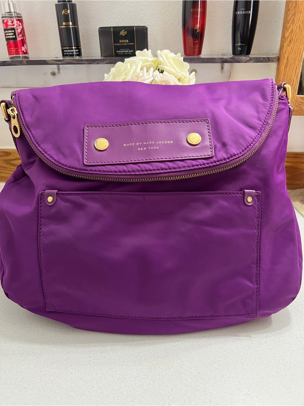 Marc by Marc Jacobs Purple Nylon Crossbody